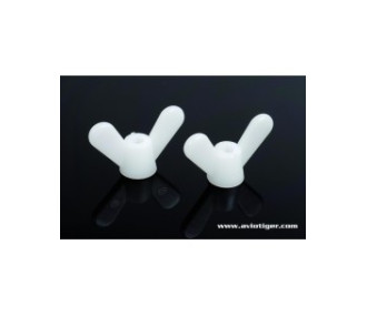 ECROU PAPILLON  NYLON taille M4  S2 - FLASH RC