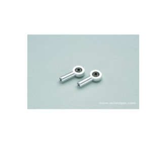 Chape à rotule en alu M2.5 - Boule pour vis M2 (2pcs) - FLASH RC