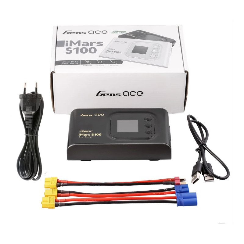 RC-Batterieladegerät GensAce iMars S100 G-Tech AC Balance - Schwarz