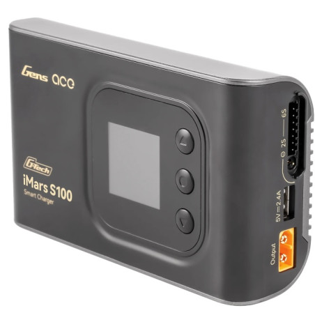 Caricabatterie RC GensAce iMars S100 G-Tech AC Balance - Nero