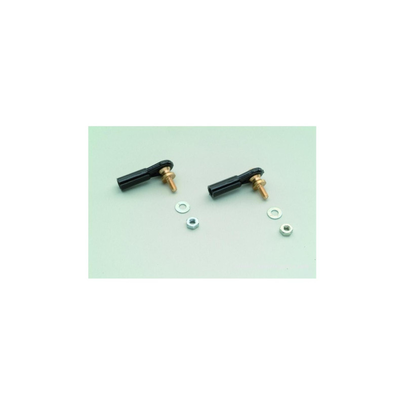 copy of Nylon-Kugelkopf M3 breit - Kugel für M3-Schraube mit Schraube und Mutter (2Stk)