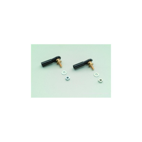 copy of Horquilla de nylon M3 ancha - Bola para tornillo M3 con tornillo y tuerca (2pcs)