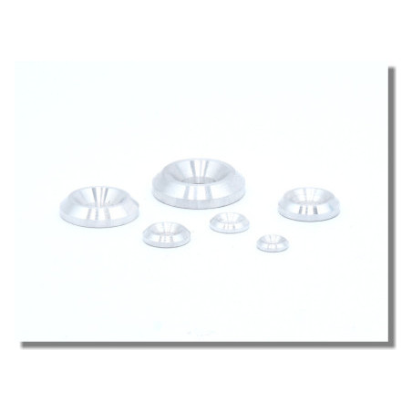 CUVETTE ALU STD POUR VIS M4 6pcs - FLASH RC