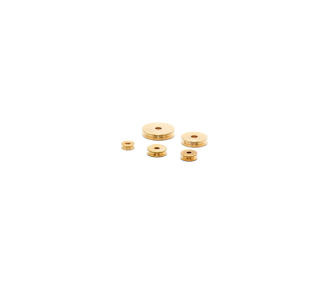Puleggia in ottone, diametro esterno 8, diametro foro 2 mm
