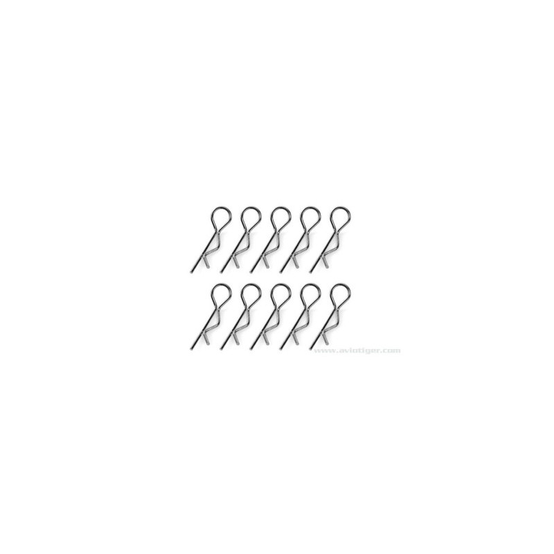 BODY CLIPS 1/8 BLACK