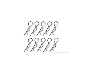 CARRO CLIPS 1/10 BLACK folded at 45° S10