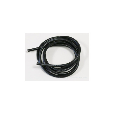 CABLE SILICONE 12AWG NOIR longueur 1M - FLASH RC