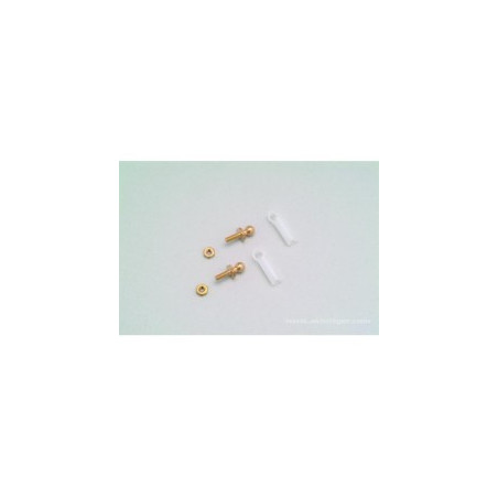 Große Gabelköpfe und Kugelgelenke für 2mm-Gewindeanschlüsse