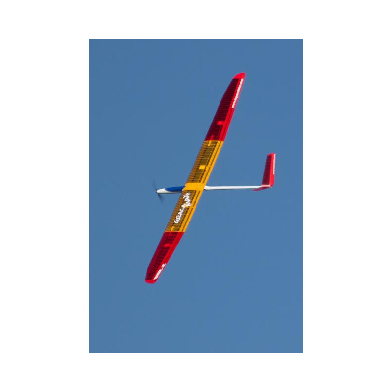 Motoplaneurs RC - Grafas Maxi stab V env.3.52m orange/jaune ARF Topmodel CZ - FLASH RC