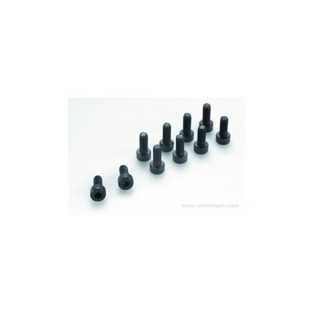 VIS CYLINDRIQUE TYPE 6 PAN M3X6 ACIER S10 - FLASH RC
