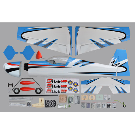 Avion Phoenix Model BLUE SLICK 580 1.85m (73") 30-40cc ARF CARBONE - FLASH RC
