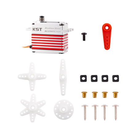 Servos - servo KST BLS905X Brushless HV Digital 8kg/cm 0.035sec - FLASH RC