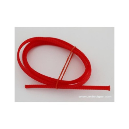 SCHUTZHÜLLE FÜR SERVO-DRAHT 6MM ROT 1m