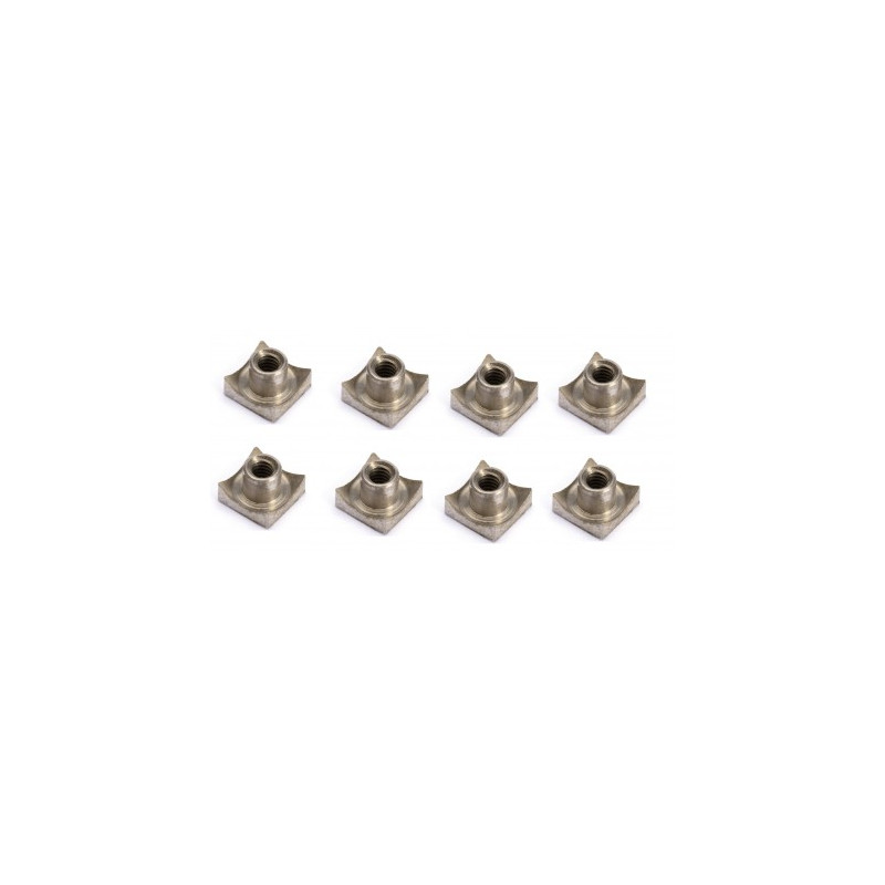 Tuercas cuadradas M2 - 8pc