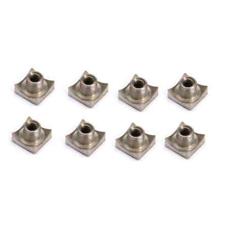Klauenmuttern Quadratische Klauenmutter M2 - 8St.