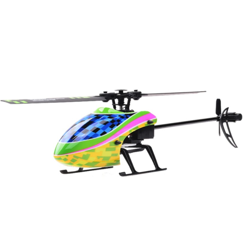 hélicoptère gyro 6axes flybarless E130 RTF Jaune
