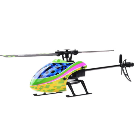 hélicoptère gyro 6axes flybarless E130 RTF Jaune