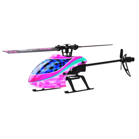 hélicoptère gyro 6axes flybarless E130 RTF Rose