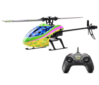 hélicoptère gyro 6axes flybarless E130 RTF Jaune 2