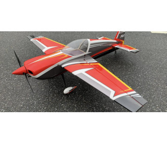 Kunstflugzeuge - Pilot RC - Slick 74 - (ca. 1.88m) - Rot, Grau, Weiß