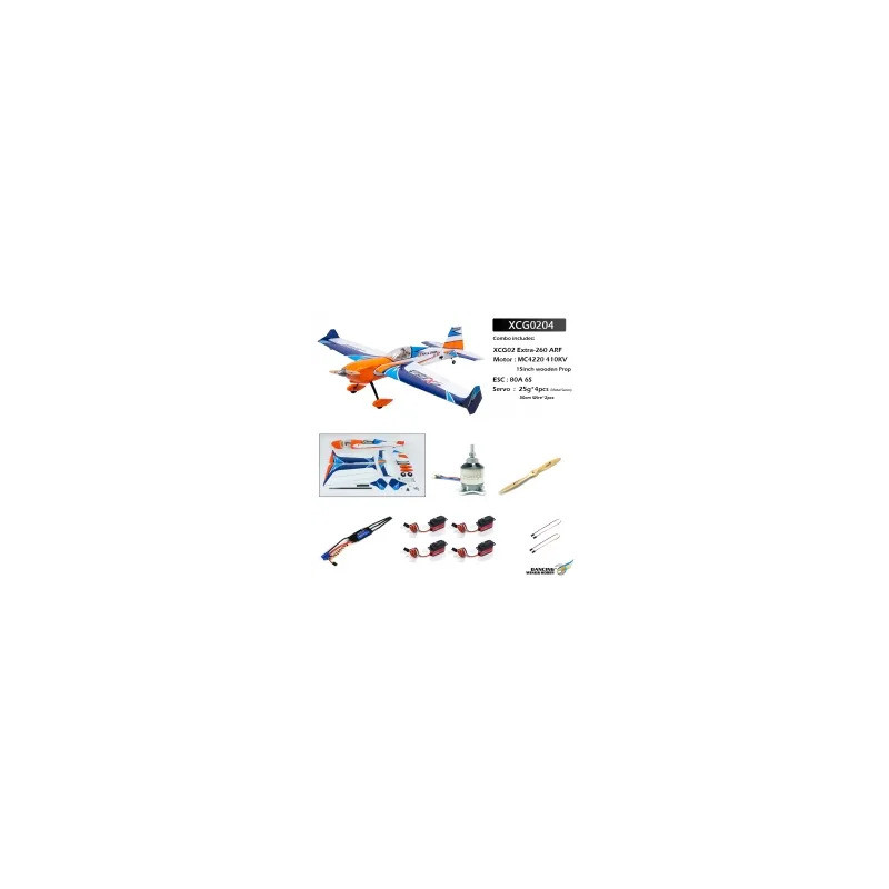 Avion DW Hobby Extra NG EPP 260 60" ARF 1540mm avec esc , moteur et servo