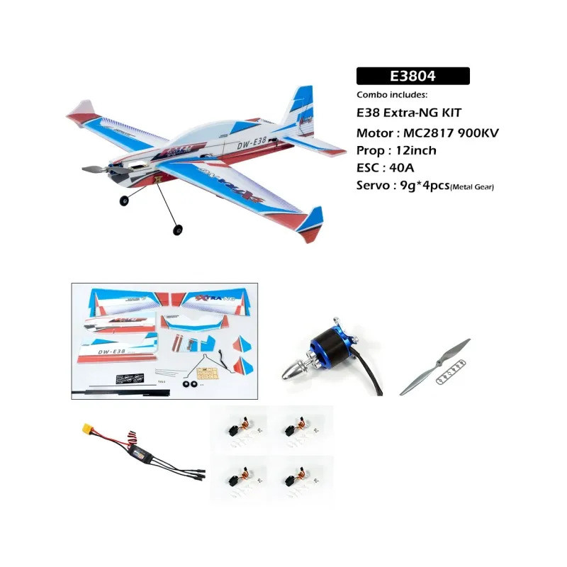 EXTRA NG EPP ARF 1200MM DW HOBBY con esc, motore e servo