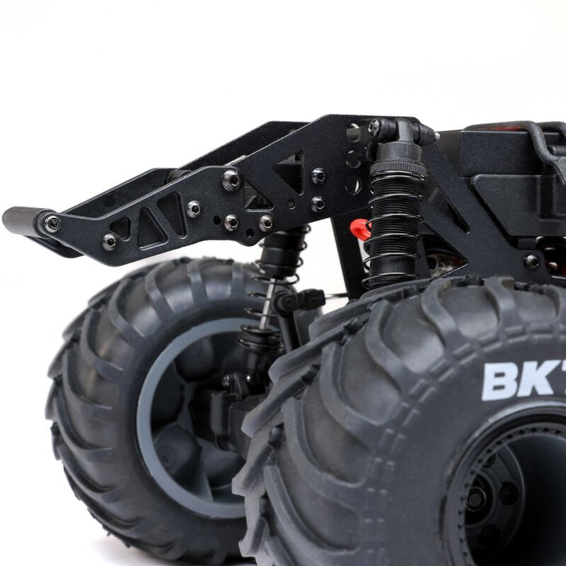 1/18 Mini LMT Megalodon 2S 4X4 RTR Brushed Monster Truck (Batterie & Chargeur inclus), Bleue - FLASH RC