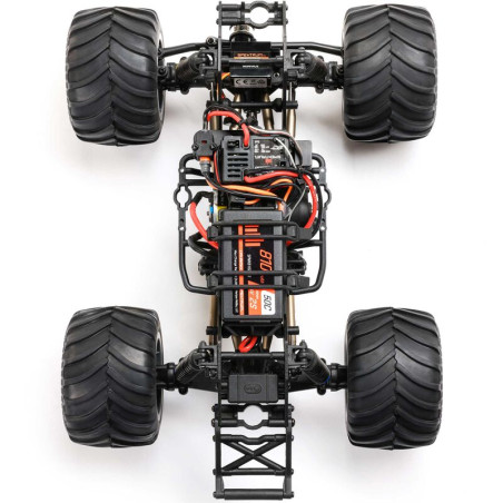 1/18 Mini LMT Megalodon 2S 4X4 RTR Brushed Monster Truck (Batterie & Chargeur inclus), Bleue - FLASH RC