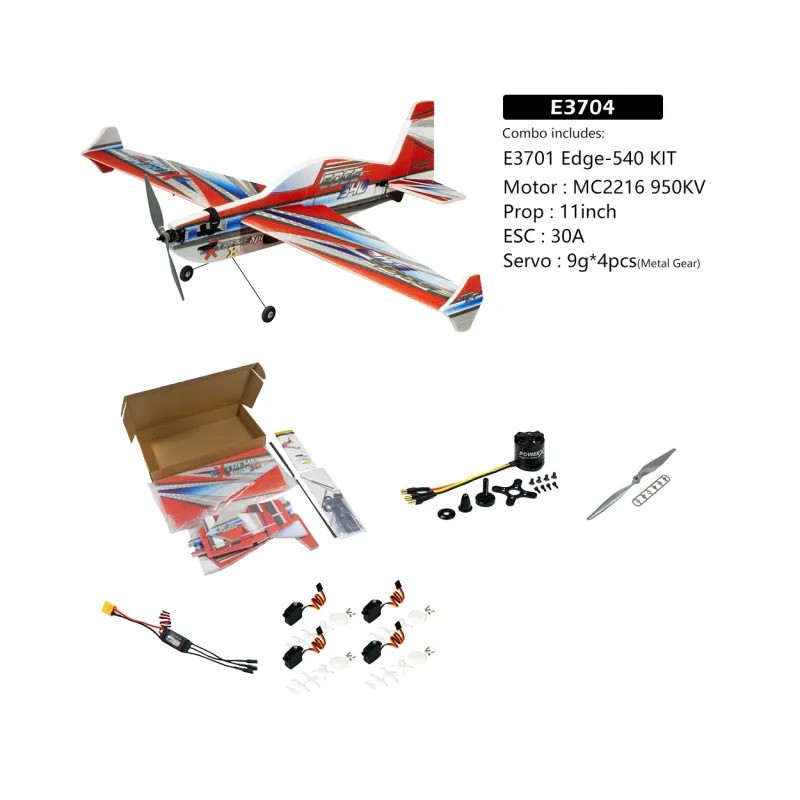EDGE 540 EPP 1100MM with esc combo, motor and servo