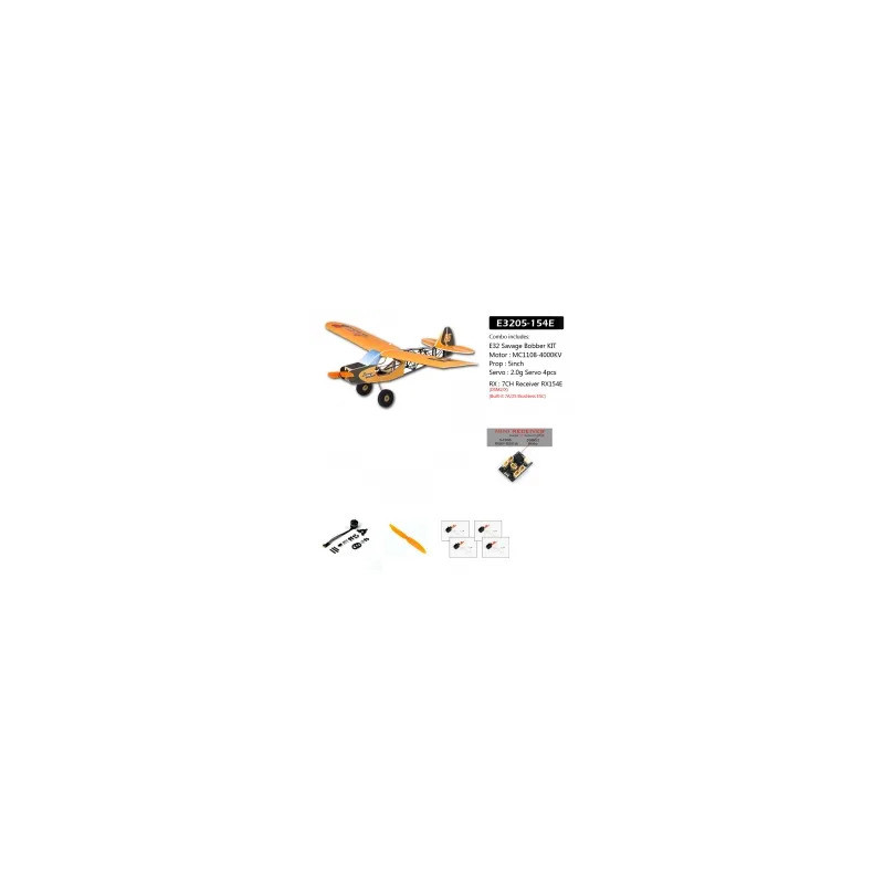 Avion DW Hobby SAVAGE BOBBER EPP 600mm ARF pour radio spectrum , radiomaster