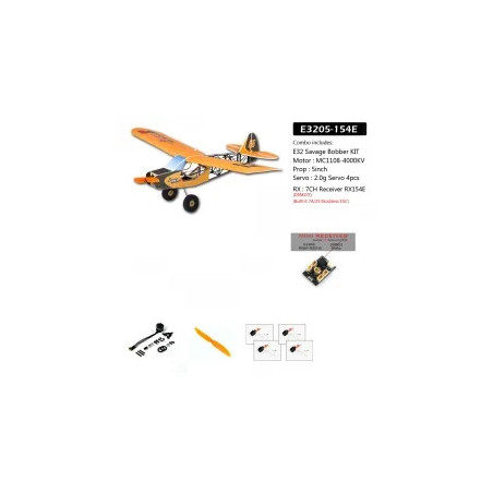 SAVAGE BOBBER EPP 600MM ARF for radio spectrum , radiomaster