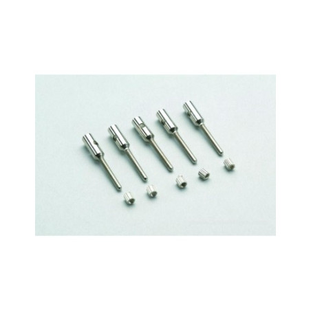 Alu-Endkappe M2 für Carbon-Rohr Durchm. 4 mm (S5)