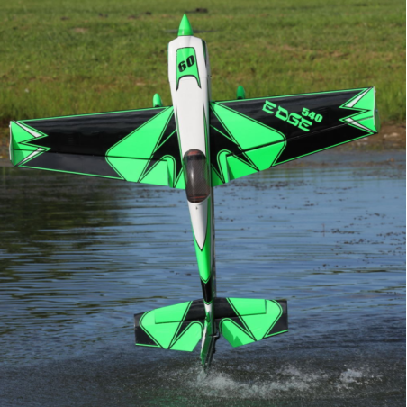 Avión OMPHobby PNP Edge 540 Verde/Negro aprox 1.52m 60' - FLASH RC