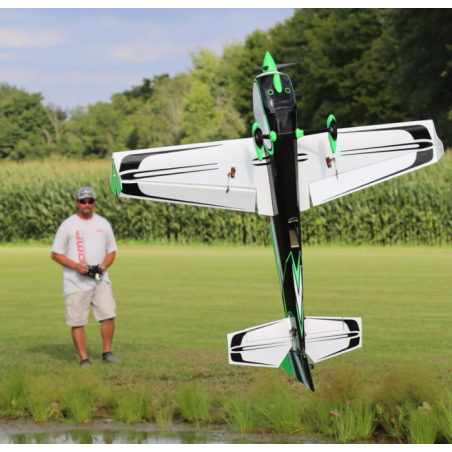 Avion OMPHobby PNP Edge 540 Vert/Noir env 1.52m 60'  - FLASH RC