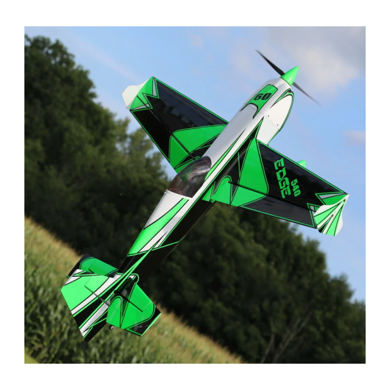 Aircraft OMPHobby PNP Edge 540 Green/Black approx 1.52m 60' - FLASH RC