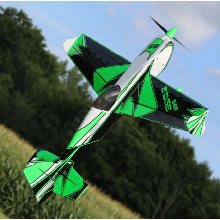 Avion OMPHobby PNP Edge 540 Vert/Noir env 1.52m 60'  - FLASH RC