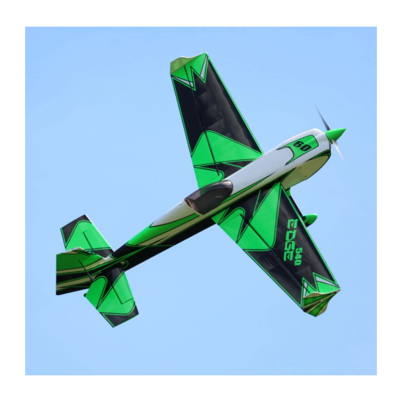 Flugzeug OMPHobby PNP Edge 540 Grün/Schwarz ca. 1.52m 60' - FLASH RC