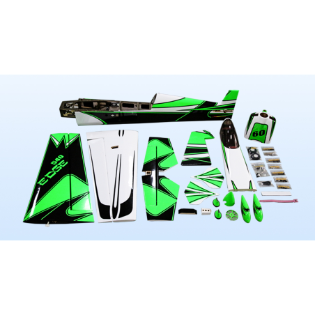 Avion OMPHobby PNP Edge 540 Vert/Noir env 1.52m 60'  - FLASH RC