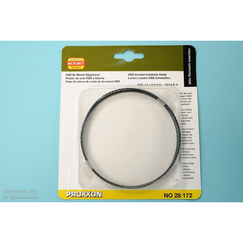 Proxxon Ruban de scie  Bi-métal pour MBS240/E - FLASH RC