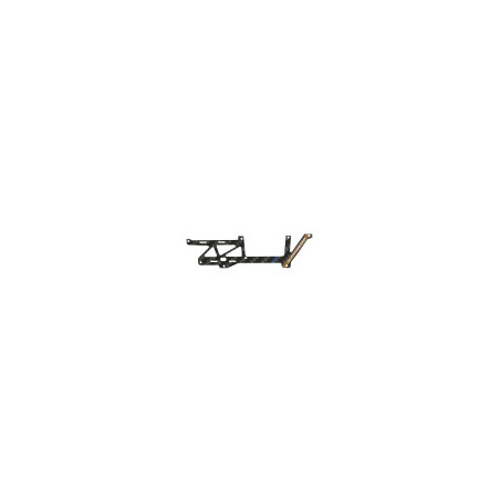 Conjunto de tablero izquierdo de fibra de carbono (blanco elegante)