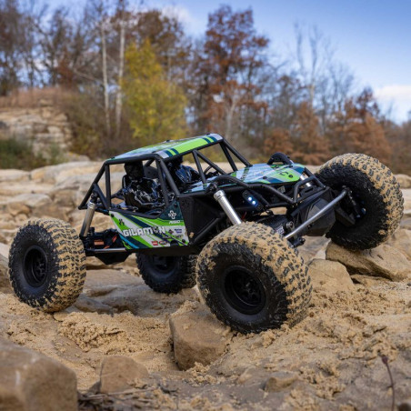1/8 AXP8 Gilamon 2.2 4X4 RTR Cepillado Trail Buggy, Verde