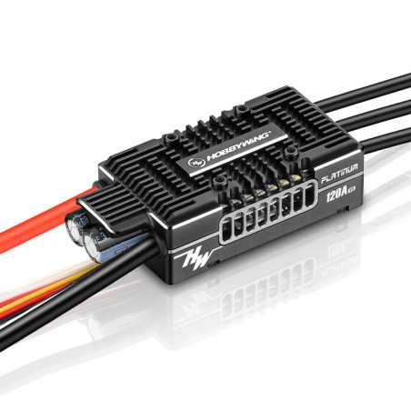 Regolatore brushless 3-8S 120 SBEC Platinum V5 HOBBYWING