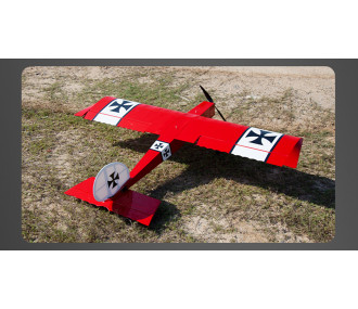 OMPHOBBY Fun Stick Balsa red plane 1.65m PNP
