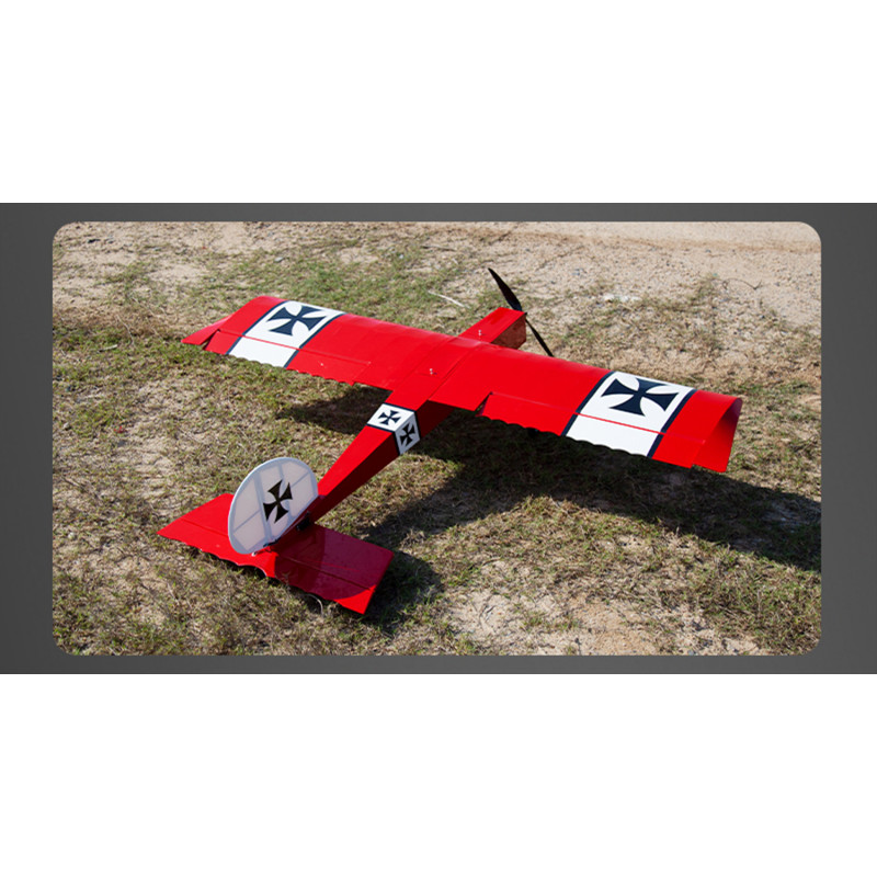 OMPHOBBY Fun Stick Balsa rosso 1,65m PNP