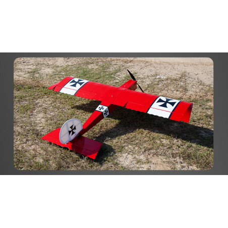 OMPHOBBY Fun Stick Balsa rouge avion 1.65m ARF