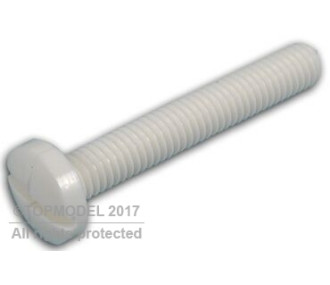VITE NYLON M5x50 TC SLIT 10 pz.