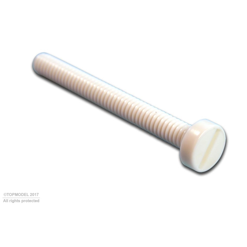NYLON SCREW M3x15 TC WITH INTEGRATED SLOT 10pcs