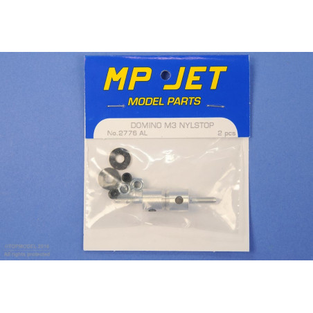 DOMINO ALU M3 NYLSTOP 2pcs - FLASH RC