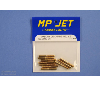 EMBOUT DE CHAPE ø2mm M3 10pcs - FLASH RC 2