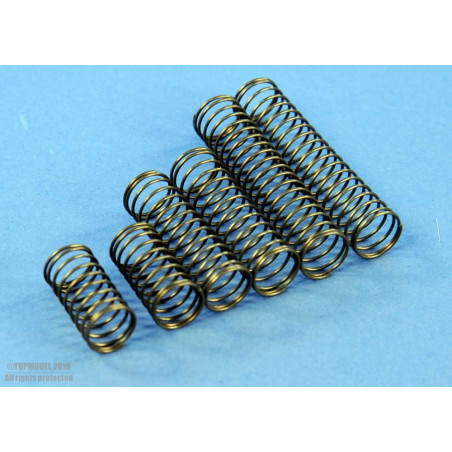 SET ALAMBRE MUELLES DE COMPRESIÓN Ø0.5mm 6pcs